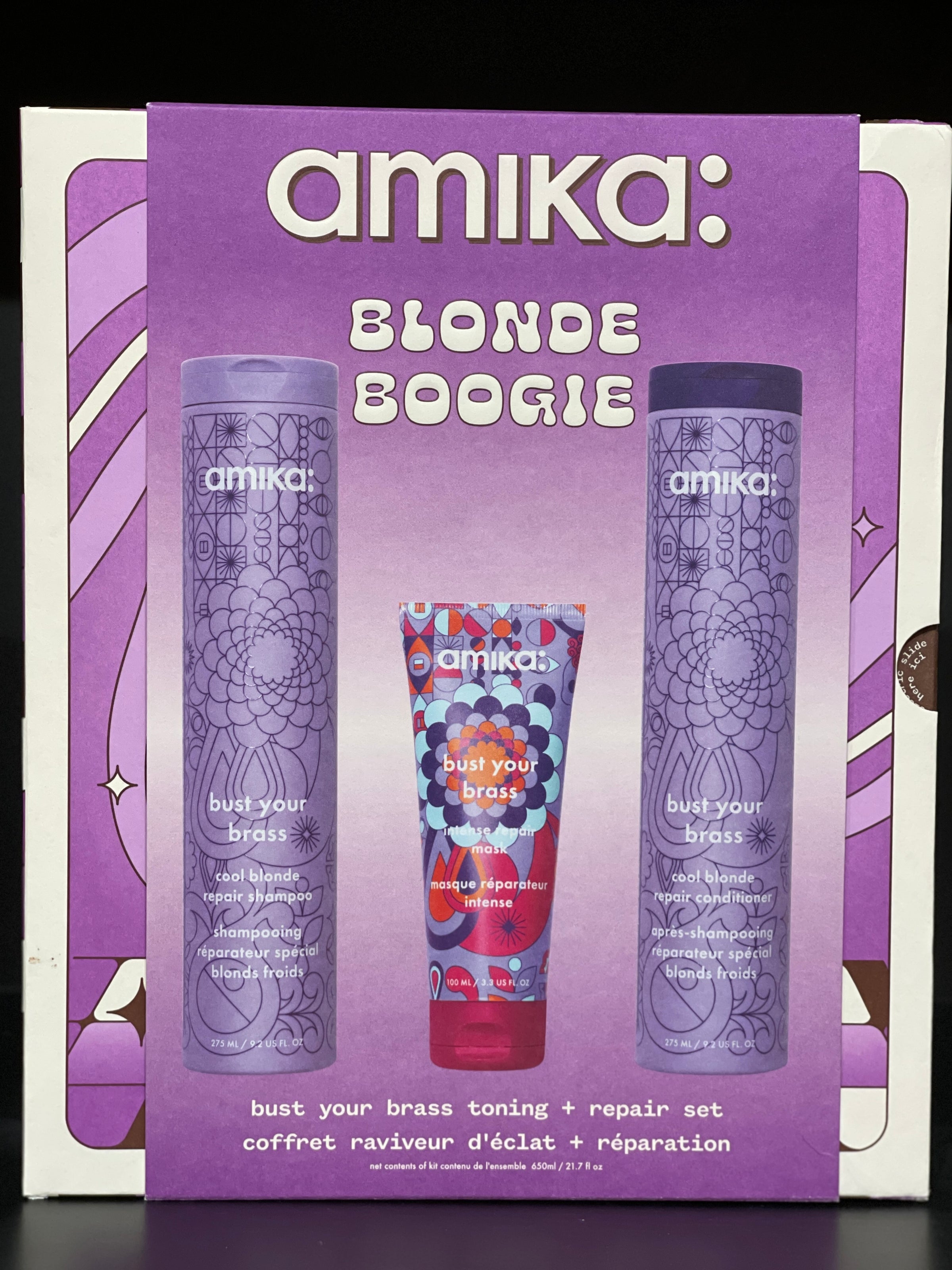 Toning shampoos for blondes