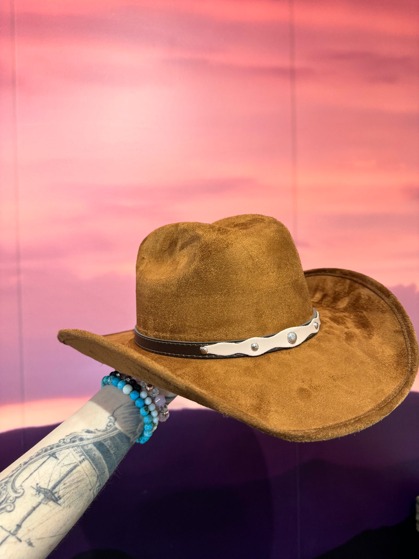 Tobacco Vegan Cowboy Hat