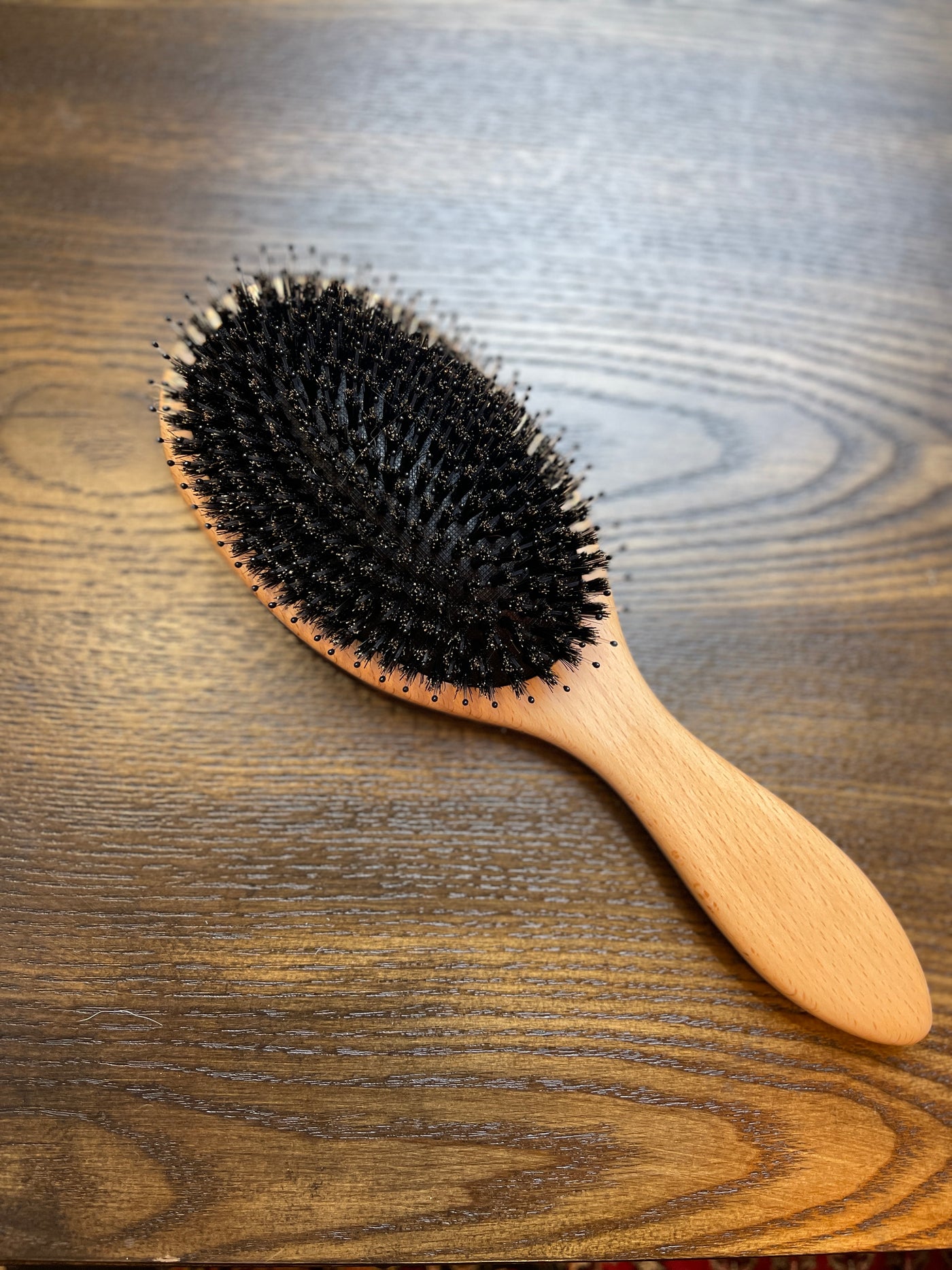 AHB Natural Bristle Bamboo Brush