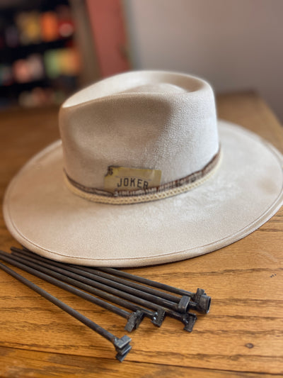 Angie's Signature collection Vegan Faux Suede Textured Rancher's Fedora