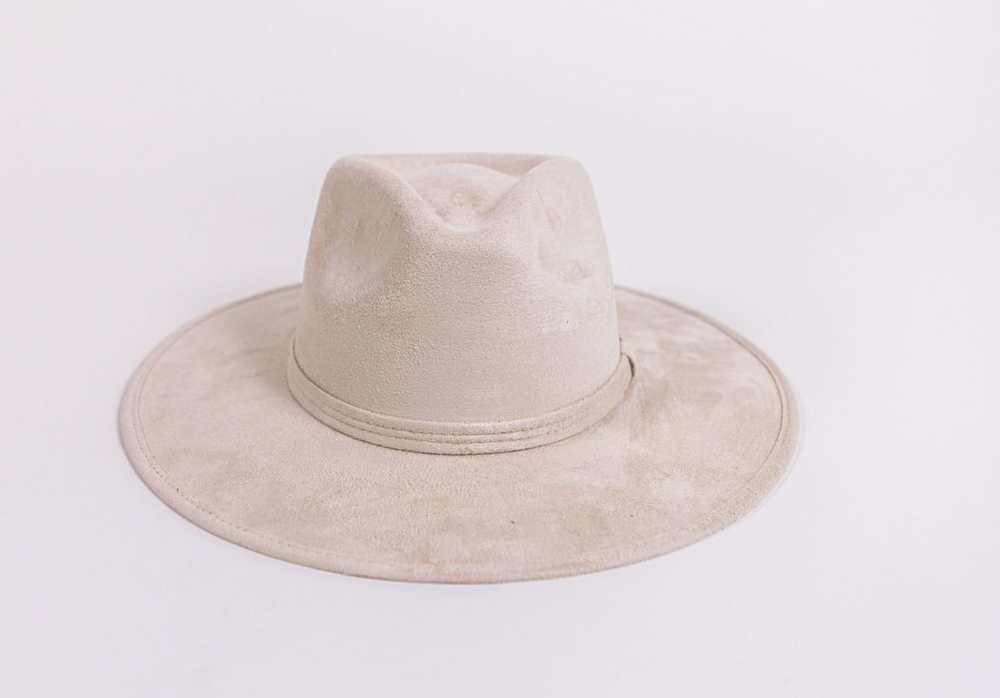 Angie's Signature collection Vegan Faux Suede Textured Rancher's Fedora