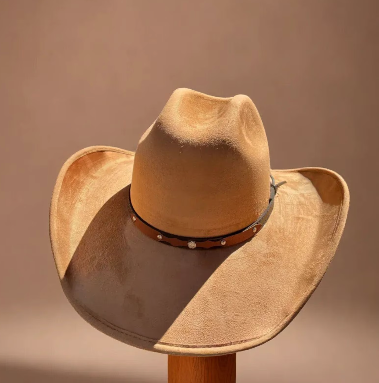 Tobacco Vegan Cowboy Hat