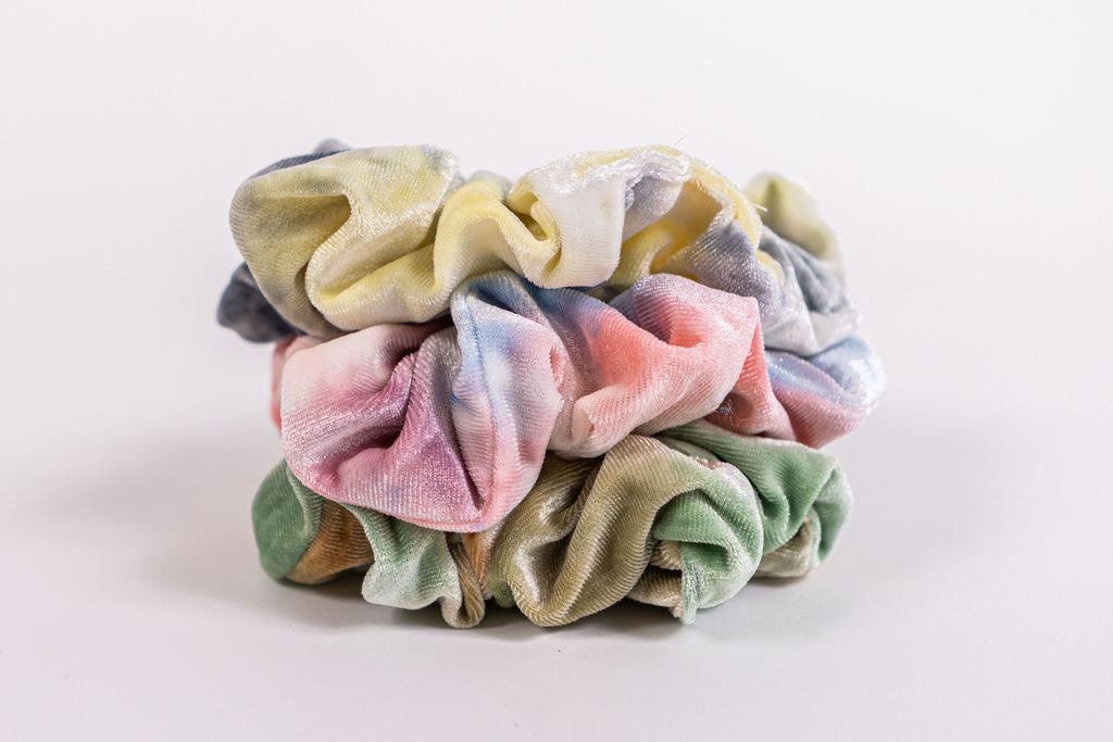 Rainbow Swirl Tie-Dye Large Scrunchie