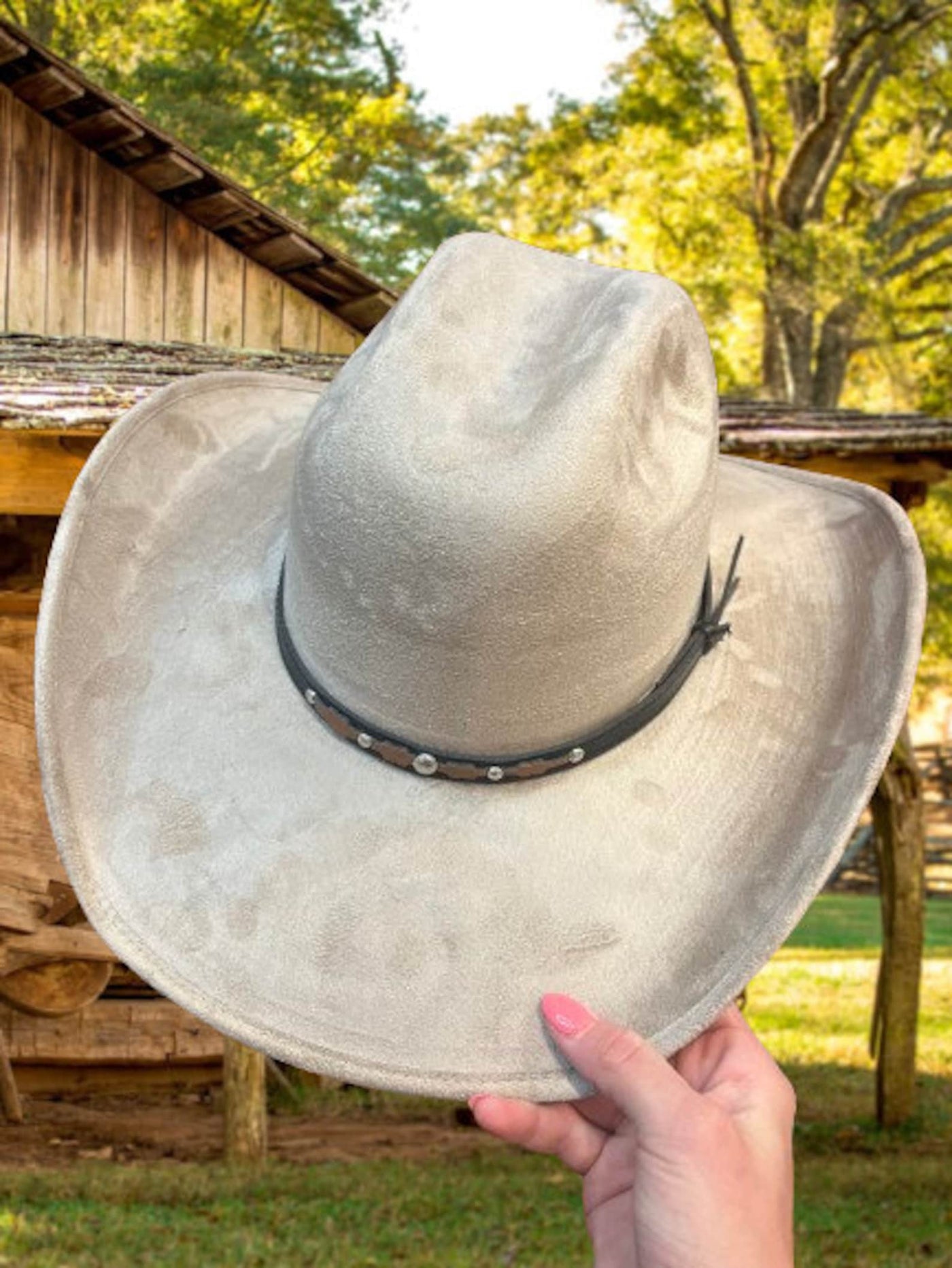 Taupe Trailblazer Vegan Cowboy Hat