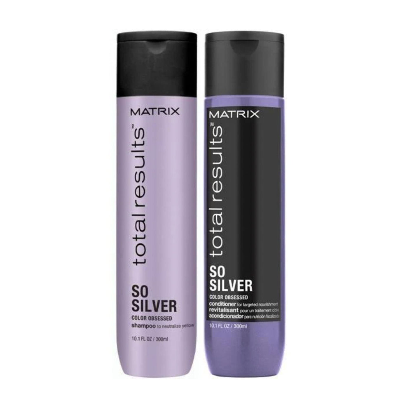 Matrix So Silver Duo Set Shampoo & Conditoner For Blonde & Grey Hair