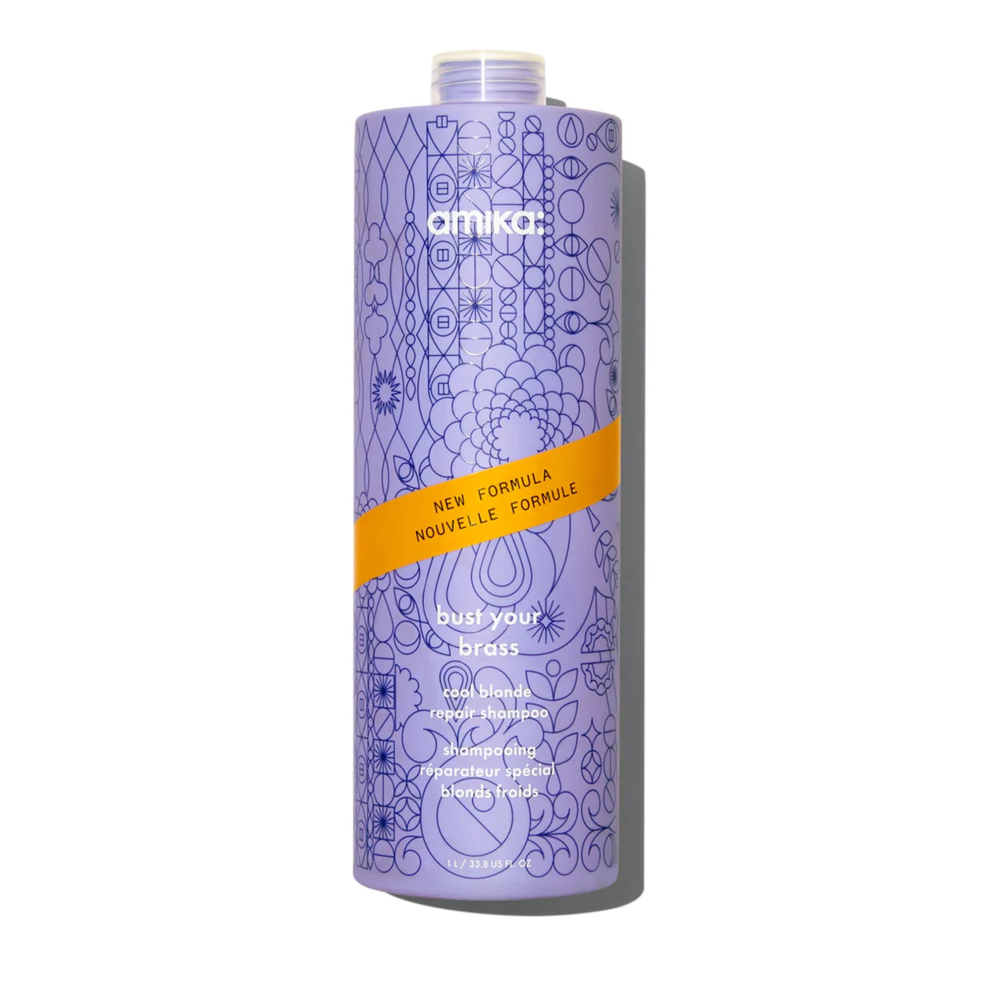 Amika Bust Your Brass Cool Blonde Repair Shampoo